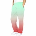 thumbnail image 2 of BRGZLK Boys Pants Gradient Color Loose Sweatpants Open Bottom Casual Elastic Waist Sport Joggers Pants with Side Pockets Green 4-5 Years, 2 of 5