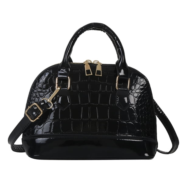 Bolsa de viaje de moda de cuero PU con textura Retro para mujer con patrón de cocodrilo Tmvgtek Para Estrenar