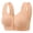 Beige, variant on Women's Strapless Push Up Bra New Women's Solid Color Steel Ring Oversized Gathering Underwear Daily Bra Beige 50