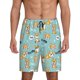 thumbnail image 1 of Balery Cute Dogs Corgi Pantalones cortos de pijama de punto de algodón para hombre con cinturilla y bolsillos-XX-Large, 1 of 6