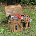 thumbnail image 4 of Tactical Camping Storage Bag - 46L Utility Tote Bag Trunk Organizer (Coyote Brown), 4 of 6
