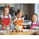 thumbnail image 3 of 8 Pack Kids Apron With Pockets Adjustable Chef Artists Child Bib Cooking Baking Painting For Boys And Girls G, 3 of 5