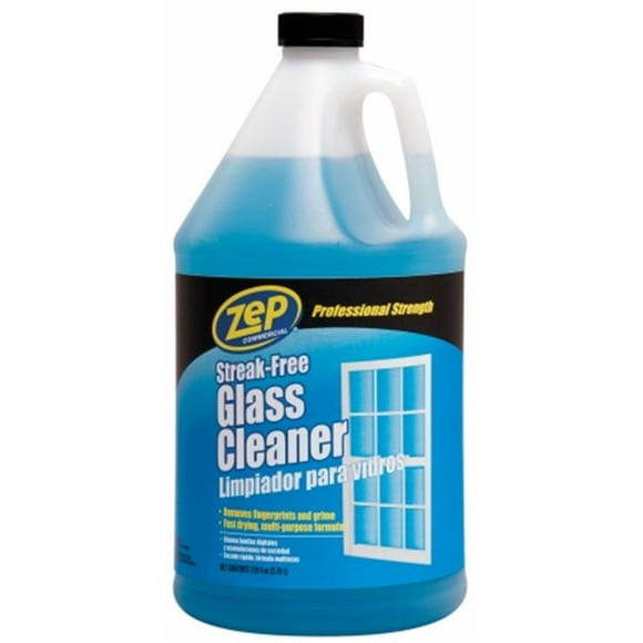 Enforcer ZU1120128 128 Oz Zep Streak-Free Glass Cleaner Refill - Pack of 4