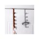 thumbnail image 5 of 1pc Door Back Hook Clothes Hat Hanger Storage Rack, No Nails Required, For Dormitory, 5 of 5