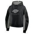 thumbnail image 4 of Women's Fanatics Black Los Angeles Kings Back Check Boxy Hoodie, 4 of 5