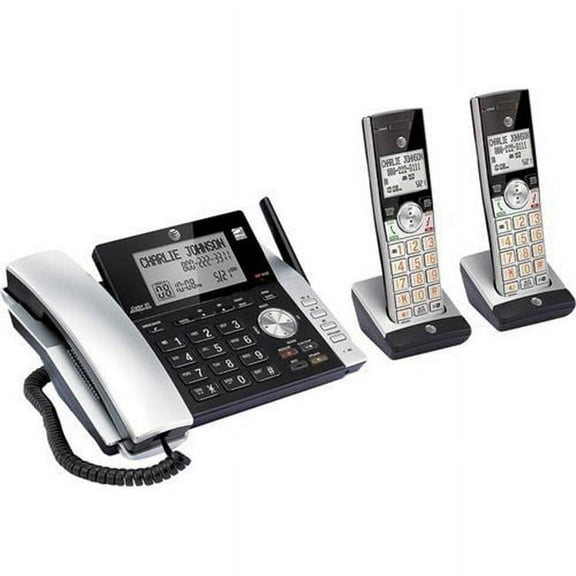 Att  2 - Handset Corded & Cordless Answering System