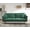 Green, variant on Futon Sofa Bed,Convertible Velvet Nail Head Sofa Bed with Throw Pillow and midfoot,Adjustable Folding Accent Sofa Tufted Loveseat for Living Room Bedroom,Pink