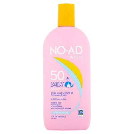 No-Ad Sun Baby Care Lotion solaire, SPF 50, 13 fl oz