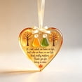 thumbnail image 5 of Heart-Shaped Sea Glass Friendship Ornaments - Fall Decor Acrylic Ornaments Best Friend Gifts Hanging Christmas Decorations, Best Friends Forever, 5 of 7