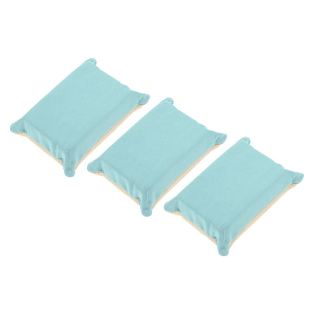 3 Pcs Toalla para Lavar Coches Microfibra Herramienta de Secado para Limpieza de Coches 12x8x4cm Azul Cielo
