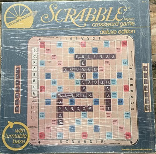 Scrabble Turntable Board Game 