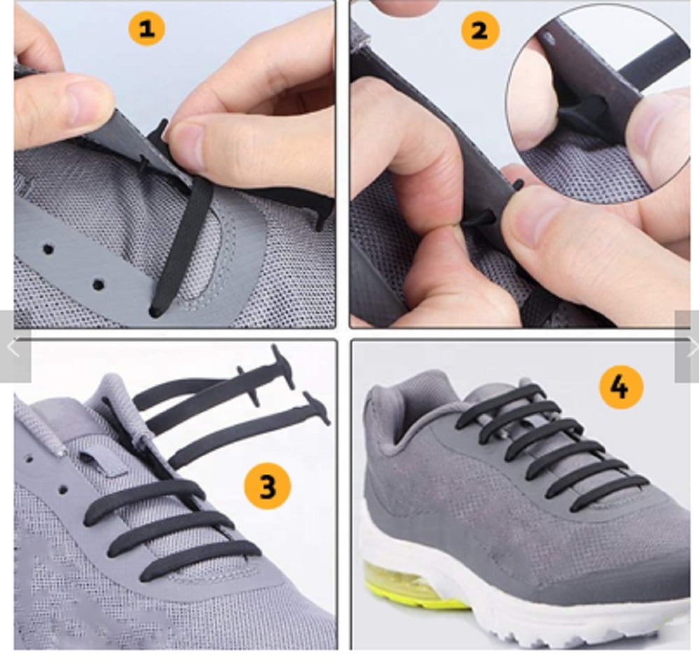 Elastic Silicone Shoelaces Elastic Shoelace Creative Lazy No Tie Laces -  China Cable Ties, Durable Zip Ties