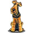 thumbnail image 3 of CafePress - Airedale Welsh Terrier - Women's Dark Pajamas, 3 of 4