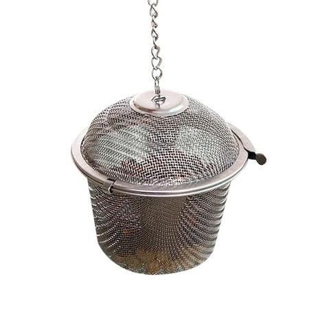 

Shpwfbe Kitchen Gadgets Storage Containers Stainless Steel Ball Tea Spice Strainer Infuser Mesh Filter Leaf Lid Chain