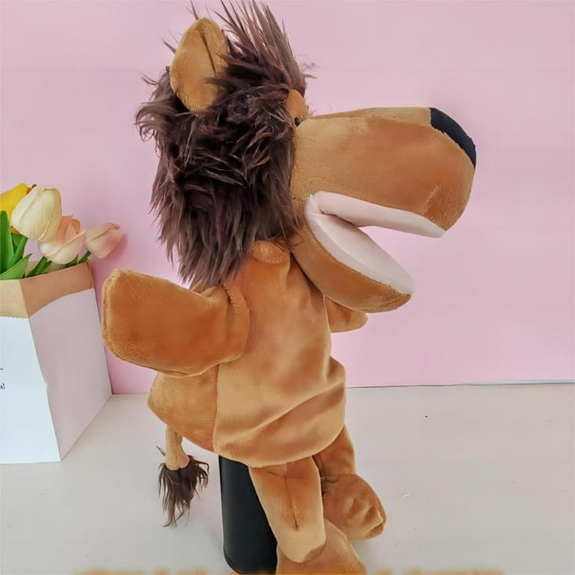 Hippo Puppet Toy For Kids Interactive Storytelling Hand Puppet For Preschool Performance Mouth Movable For Parent Child Games Perfect For Nursery And !