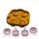 thumbnail image 4 of Bandejas de molde de cubitos de hielo de calabaza de Halloween con embudo para cóctel, cerveza, jugo de fruta, bourbon Brillar Electrónica, 4 of 5