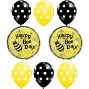 1 X Happy Bee-Day Birthday Buzz Bumble Bee Bouquet Balloon Set Party Decoration by Anagram