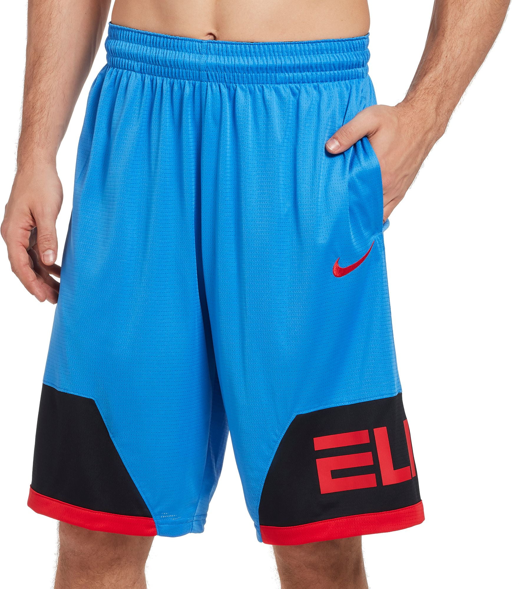 nike men's dry elite block basketball shorts