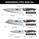 thumbnail image 2 of Juego de cuchillos HOSHANHO Professional Japanese High Carbon Steel, 2 of 6