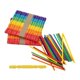 thumbnail image 2 of 80 Pcs Assorted Color Popsicle Sticks for DIY Craft Projects Wood stir paint stick 4.33 inches, 2 of 5