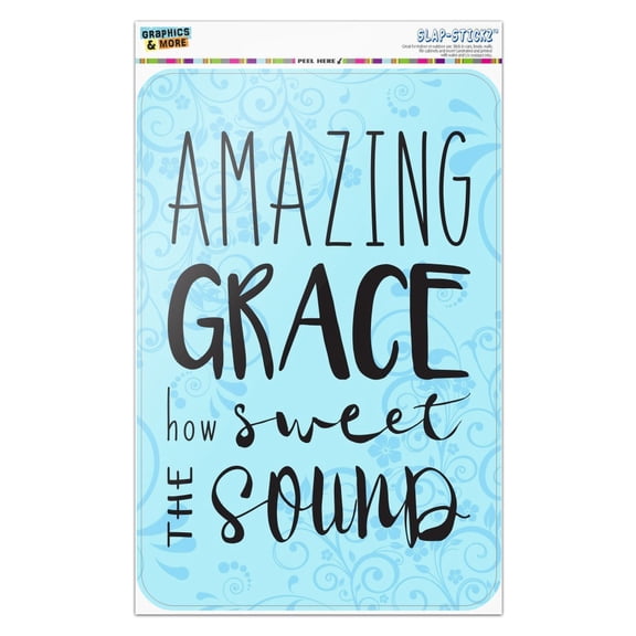 Amazing Grace How Sweet the Sound Home Business Office Sign