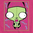 thumbnail image 3 of Invader ZIM - GIR Sticking Tongue Out - Retro Style Grid - Toddler And Youth Girls Short Sleeve Graphic T-Shirt, 3 of 5