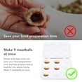 thumbnail image 4 of Meatball  Processor Manual Meatloaf Maker Press Tool for Homemade 9 Grids Meatballs, 4 of 7