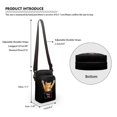 thumbnail image 6 of HELLHERO Women Shoulder Bag Cat Peeking Out Hug Me Stylish Polyester Adjustable Strap Adults 4.33"x1.97"x7.09" Travel Daily Use, 6 of 7