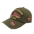 thumbnail image 4 of 250th Anniversary USA Hat Adjustable Embroidered Cap 1776-2026 American Commemorative Headwear Unisex,Camouflage Green, 4 of 4