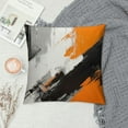 thumbnail image 2 of COMIO Hipple Graffiti Pillowcase Abstract Street Art Pillow Covers Orange Modern Throw Pillow Covers Black White Pillow Covers, 2 of 5