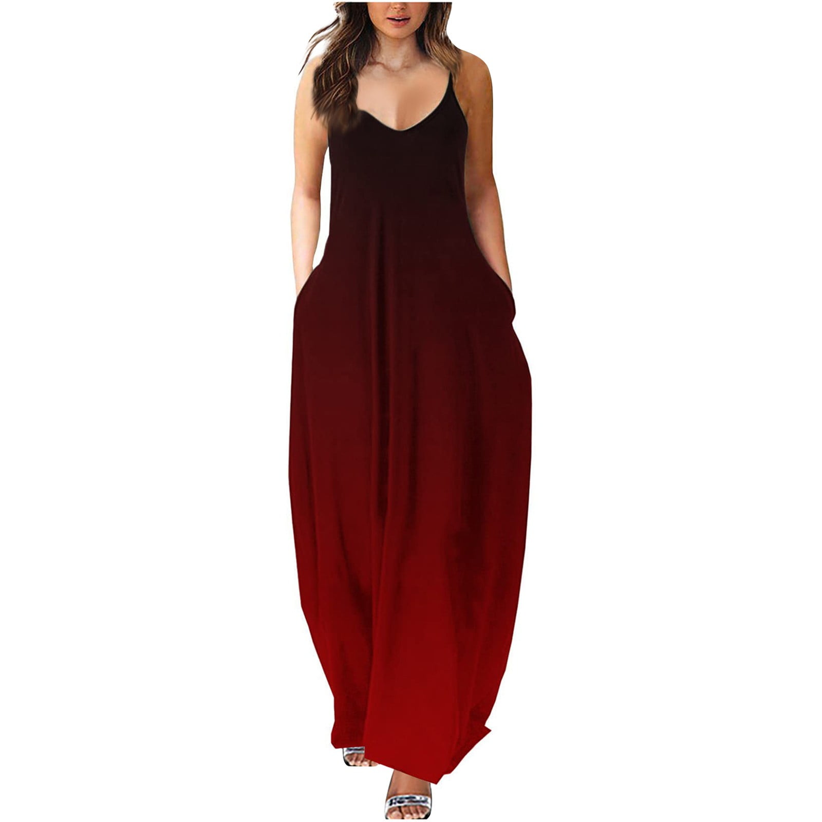 Maxi Dress, Prom Dress, Moomoo Dresses For Women, Red Dresses For Women ...