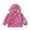 a-Hot Pink7015, variant on FINALGANG Girls Kids Floral Print Hooded Jacket Lightweight Windproof Full Zip Closure Cute Flower Pattern Coat For Daily Outdoor Wear Green 3-4 Years