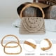 thumbnail image 3 of 2 asas de bambú para bolsos, decoración de bolsos, asas de repuesto para bolsos, accesorios., 3 of 8