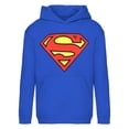 thumbnail image 1 of Superman - Sudadera con capucho y escudo para hombre (Azul), 1 of 3