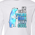thumbnail image 4 of Inktastic Funny Polar Bear Long Sleeve Youth T-Shirt, 4 of 5