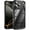Black, variant on For iPhone 17 Pro Max Ultimate CaseX Transparent Hybrid Case with Metal Buttons And Camera Edges - Blue
