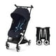 thumbnail image 1 of Cybex Libelle 2 Travel pockit Baby Stroller - Lightweight Carry-On Travel Stroller for Airplane with One-Hand Recline, Compatible with CYBEX Car Seats, Dark Blue, 1 of 5