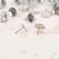 thumbnail image 3 of relayinert 600x Silver Wrought Steel Metal Thumbtack Drawing Pins For Upholstery Projects Easy Installation 1Set, 3 of 6