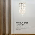 thumbnail image 3 of Phenofice 1Pack Crystal Lampshade for Bulb Lamp European Design 11.8x4.7in, 3 of 5