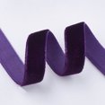 thumbnail image 3 of 1Roll Single Face Velvet Ribbon Purple 3/8 inch(9.5~10mm) 50yards/roll(45.72m/roll), 3 of 3