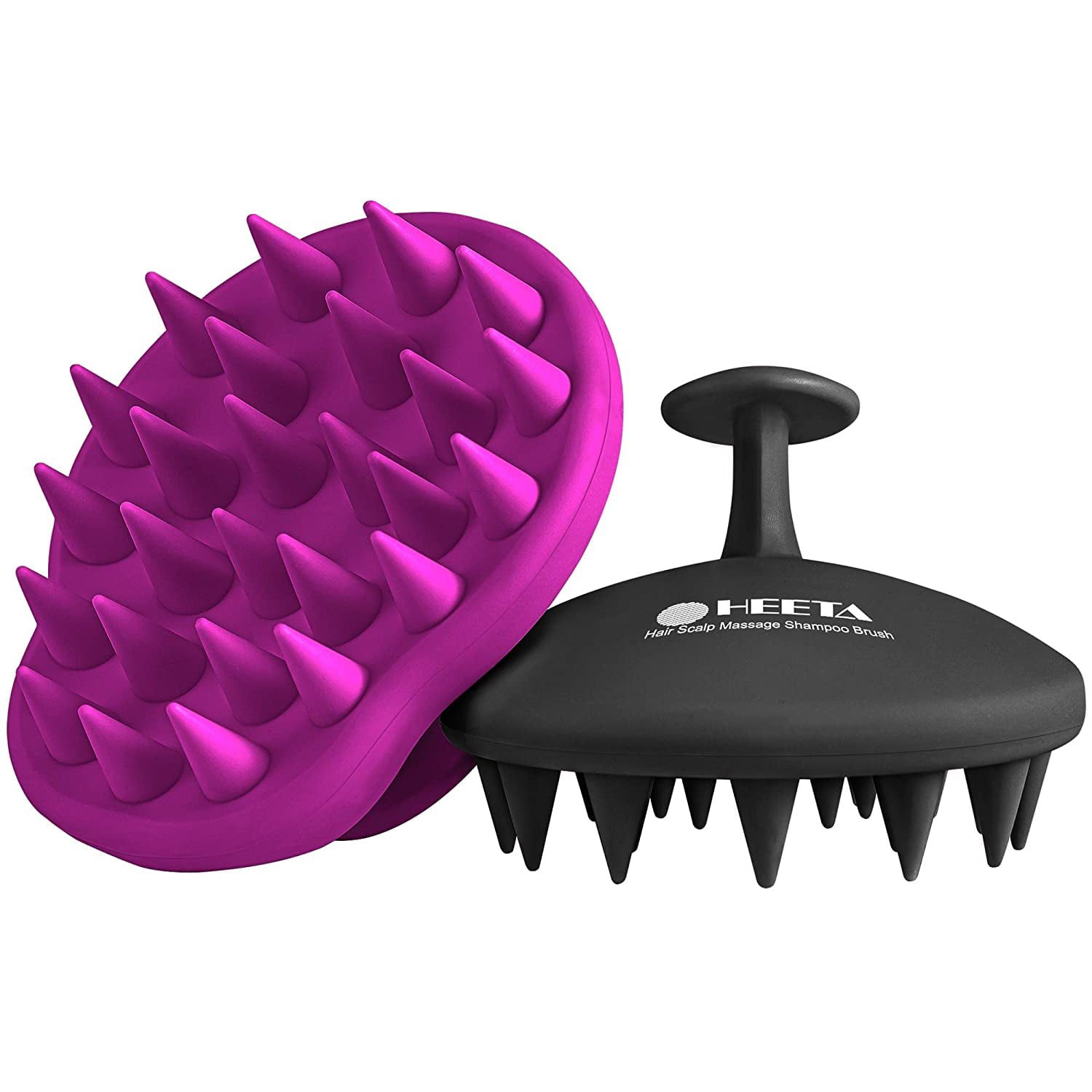 Hair Scalp Massager Shampoo Brush, Upgraded Full Silicone Integrated Design  Hair Care Brush with Soft Silicone Bristles, Head Massager for Remove  dandruff and Hair Growth (Black & Purple) | Walmart Canada