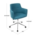 thumbnail image 4 of Chaise contemporaine Andrew, de LumiSource, 4 of 8