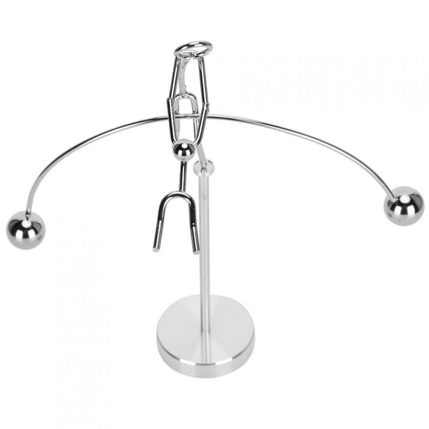 Péndulo de equilibrio de metal para 2 personas bailando innovador juguete para aliviar el estrés regalo de escritorio de oficina