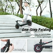 iScooter 500W Electric Scooter for Adults,23 Miles & 22 MPH Max,Extra-Wide Pedals, 10 Pneumatic Tires Portable Folding Design,Commuting E-Scooter Christmas Gifts