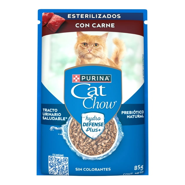 Alimento para Gato Cat Chow Adultos Esterilizados Carne 85 g