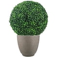 thumbnail image 2 of Fatty Farmer 2 PCS 15.7 Inch Artificial Plant Topiary Ball Faux Boxwood Decorative Balls for Backyard,Balcony,Garden,Wedding DéCor, 2 of 5