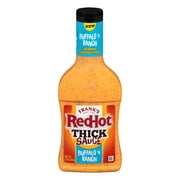 Frank's RedHot Buffalo 'N Ranch Thick Hot Sauce, 12 oz Cooking Sauces & Marinades
