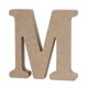 thumbnail image 1 of Placa de letras del alfabeto de madera para pared, decoración para el hogar, la oficina, la boda y la fiesta -M, 1 of 7