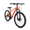 Orange, variant on Cybic 26 Inch Mountain Bike, Iron Frame 21 Speed Bicycle with Disc Brakes, Durable All Terrain Bike for Men & Women, Black
