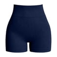 thumbnail image 5 of Only Moment Womens Drawstring Shorts Blended Fabric High Waisted Stretch Ankle Pants for Women Business Casual Travel Athletic Work Yoga Shorts for Wowomen Navy,S, 5 of 5